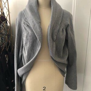 RARE! LULULEMON Light Grey Hooded Shrug